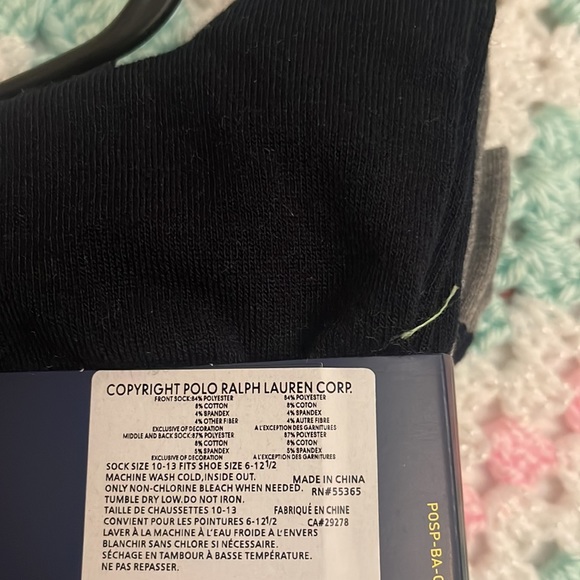 Polo Ralph Lauren mens 3 Pack Dress Socks. - Picture 3 of 4
